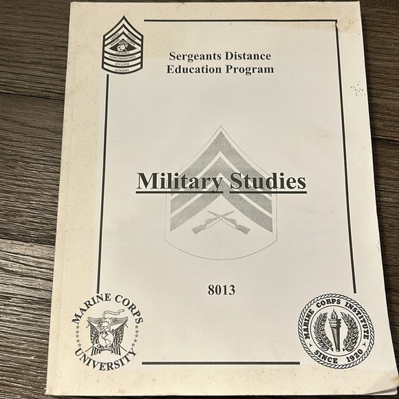 United States Marine corps sergeants distance education program 8012 8013 books - Picture 10 of 14